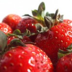 Erdbeermaske für trockene Haut