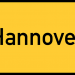 Ortseingangsschild Hannover